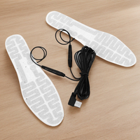 USB Heated Shoe Insoles Foot Warmer Film 10W Electric Foot Warming Pad Winter Warm Insoles for Men and Women