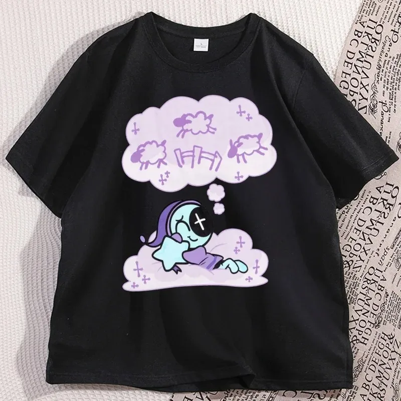 Camiseta Dandys World Astro Dreaming, camisetas de algodón de manga corta, ropa de calle de moda de algodón de gran tamaño, producto novedoso Unisex, clásico suave