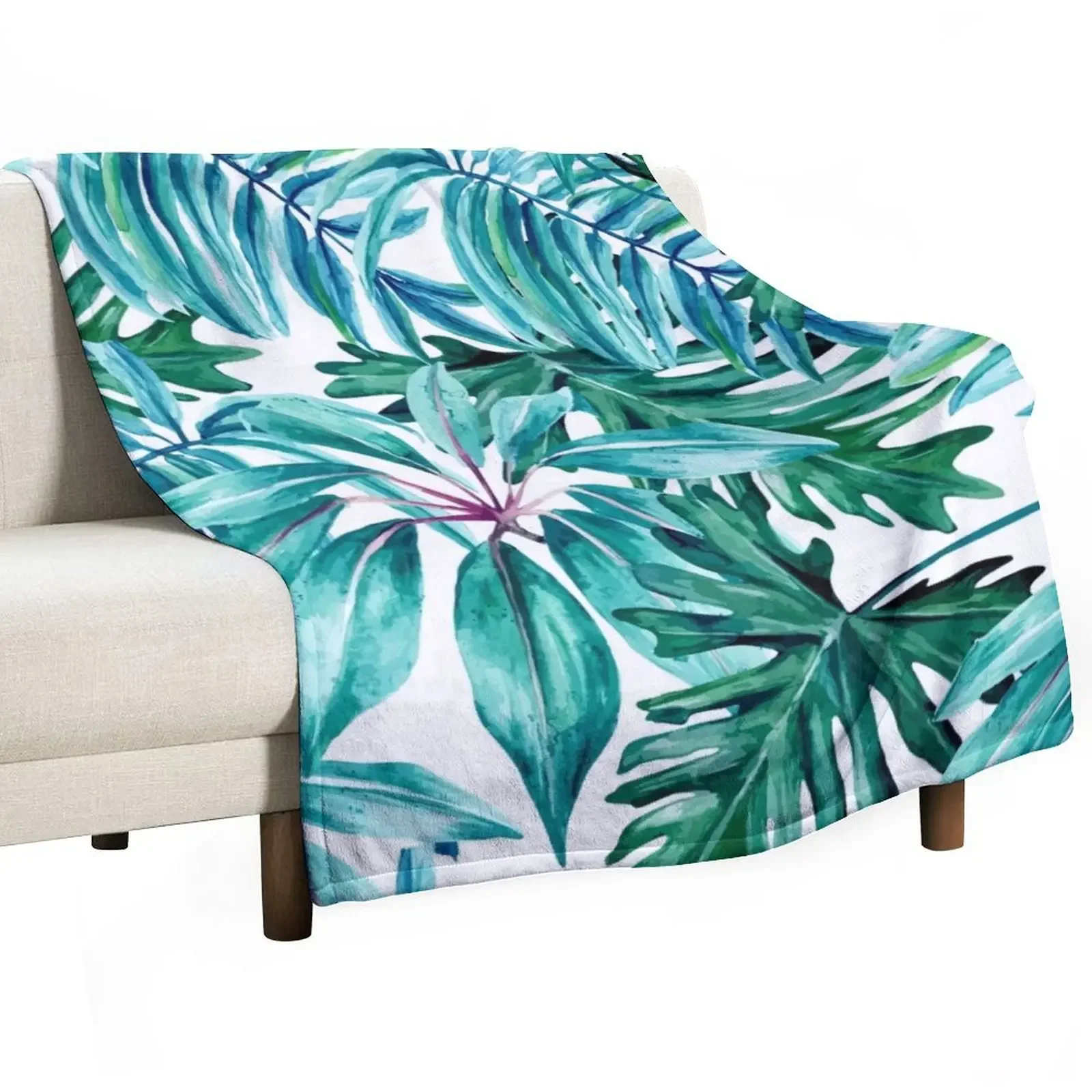 

Tropical jungle II Throw Blanket Heavy Softest Blankets