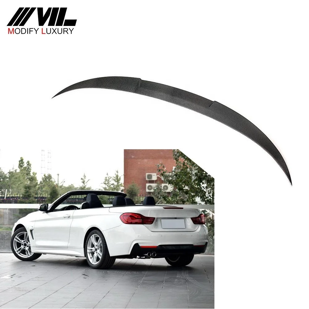 

Suitable for The 4 Series M4 carbon fiber shoe spoiler is Suitable for BMW F33, F83, 428I, 435I, 430I, M4 convertible 2-door 201
