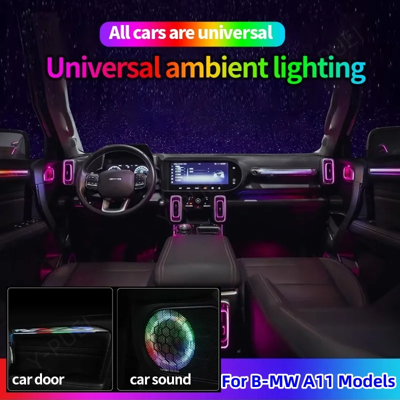 

Для BMW F30 F31 F32 F34 F20 F21 F07 1 3 5 7 X1 X3 G01 X4 G02 X5 F15 F16 64 цвета RGB симфония интерьера автомобиля