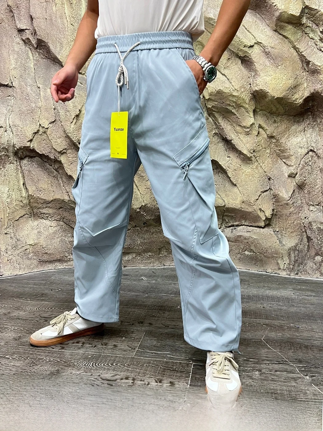 Quick Dry Outdoor Casual Pants Men's 3D Tailoring Spring Autumn New Couple Jeans American Decomposition Mountain Series Funct...