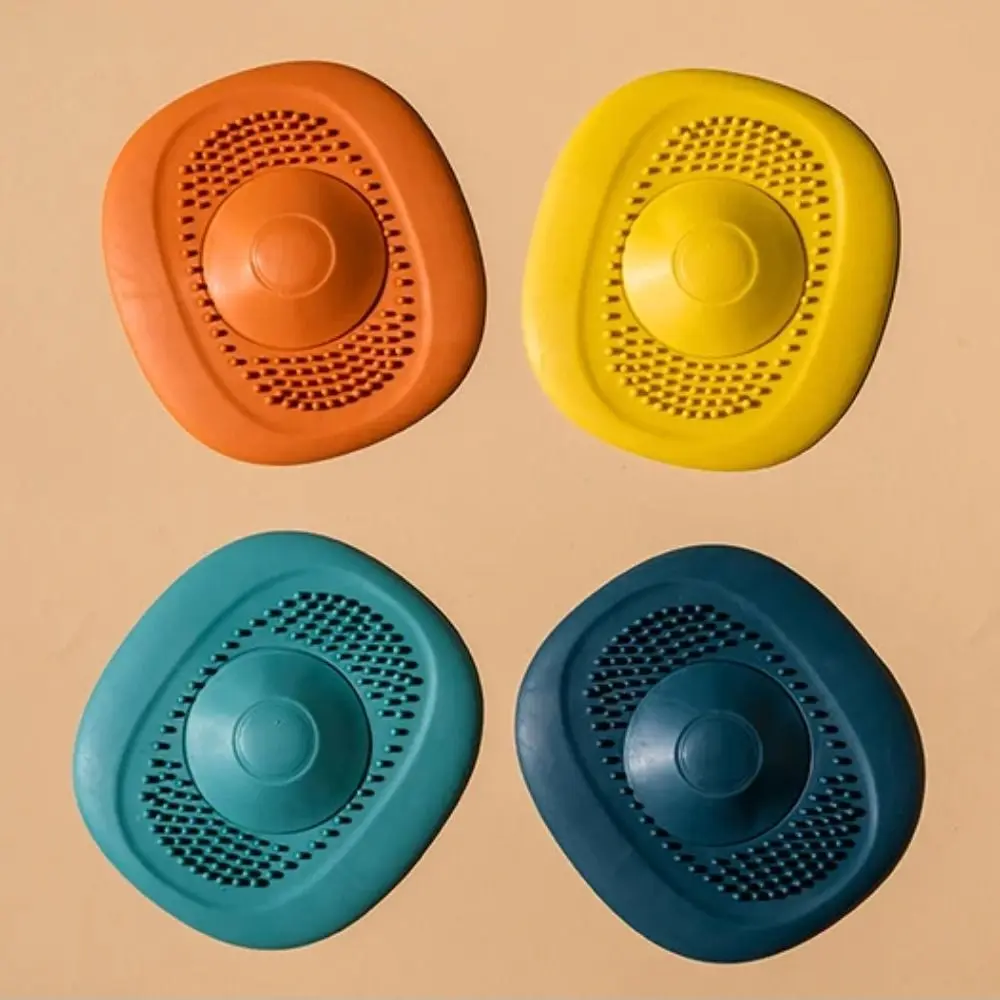 

Прочный сливной фильтр TPR, оранжевый, синий, желтый, зеленый, противозасоряющаяся пробка для воды, инструмент для дезодоранта, крышка для слива пола, душ для ванной комнаты