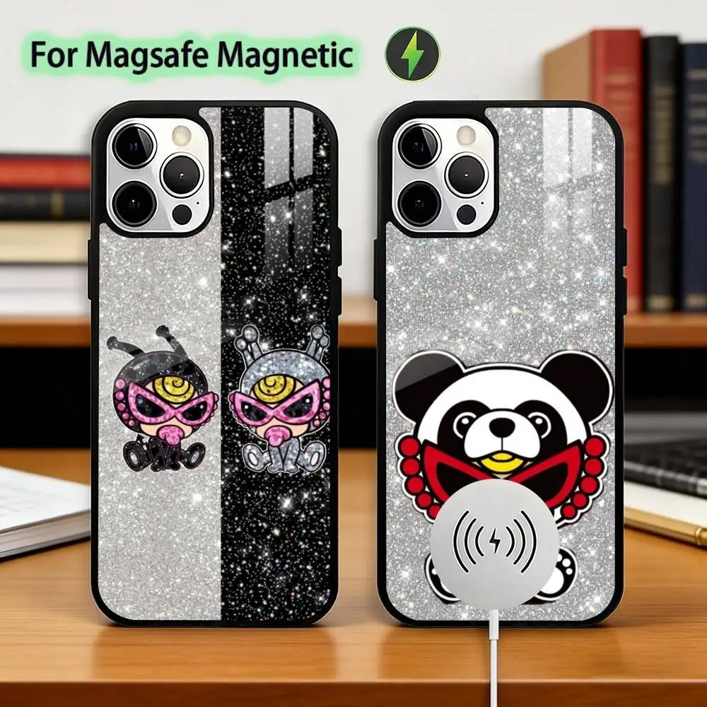 

H-Hysteric Mini COLORFUL Phone Case For iPhone17,16,15,14,13,12,11 Plus,Pro Magnetic For Magsafe Wireless Charging