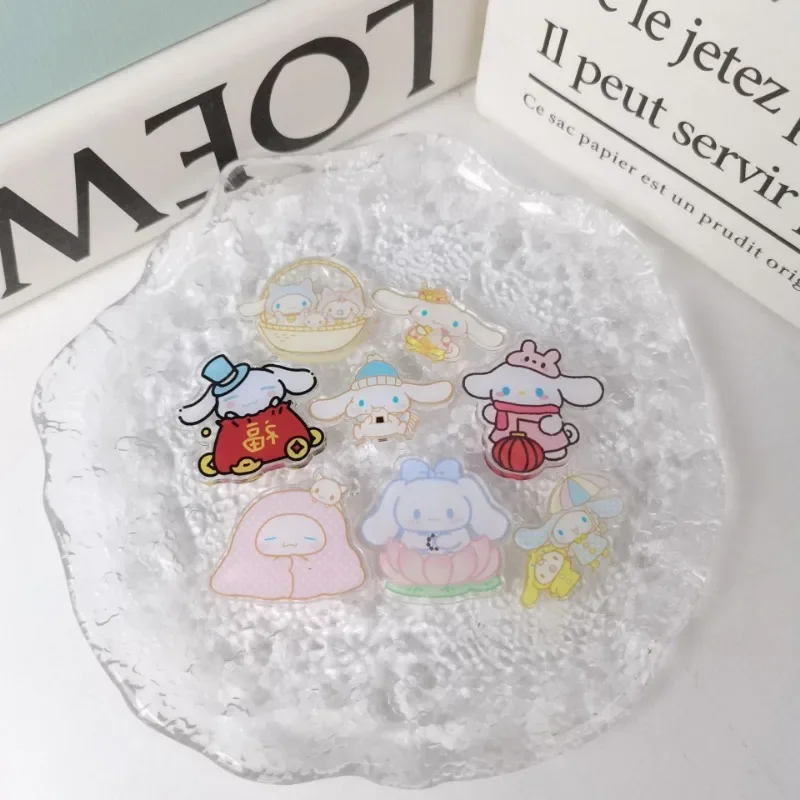 

Sanrio мультфильм аниме периферийные устройства булочка с корицей помпомонрин акриловый рождественский элемент ломтик DIY материал ручной работы зажим аксессуары