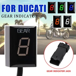 Motorcycle Gear Indicator For Ducati Monster 696 795 797  1100 EVO 796 Corse Stripe 1200 S R 1200S 1200R Diesel Display Meter