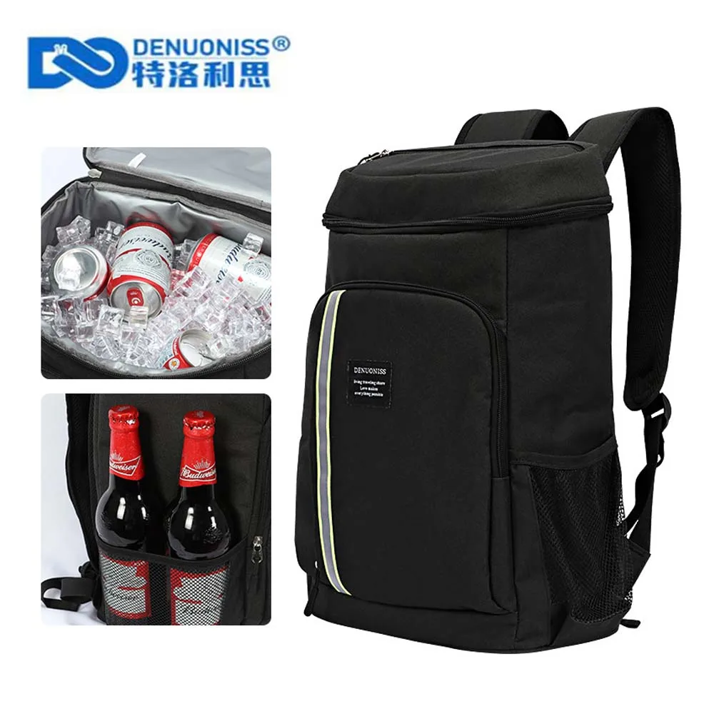 

DENUONISS Multi-function Beer Refrigerated Ice Pack Large Capacity Waterproof Leakproof Cooler Bag Lunch Insulation Backpack