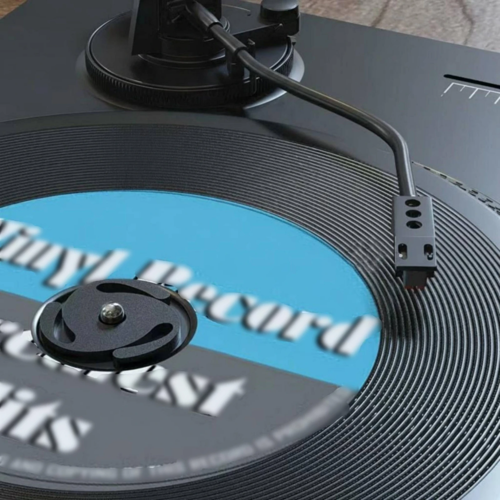 

45 Rpm Adapter Curved Arms 45 Vinyl Adapter Audio Accessory Round Disc Stable Playback