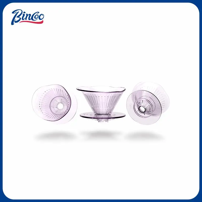 

Bincoo Coffee Filter Hand Brewing Cup Tool, Conical Coffee Drip Filter Slow Brewing Professional Barista Accessories