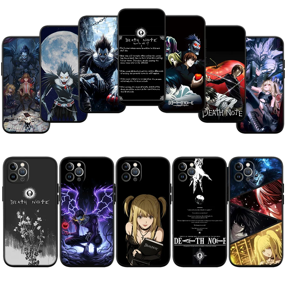 IJ21 Death Note Ryuk kira Phone Case for Samsung M06 M15 M16 M35 M55 M56 A36 A42 A50 A50S A51 A52 A32 A33 A05 A05S A06 A16 A20
