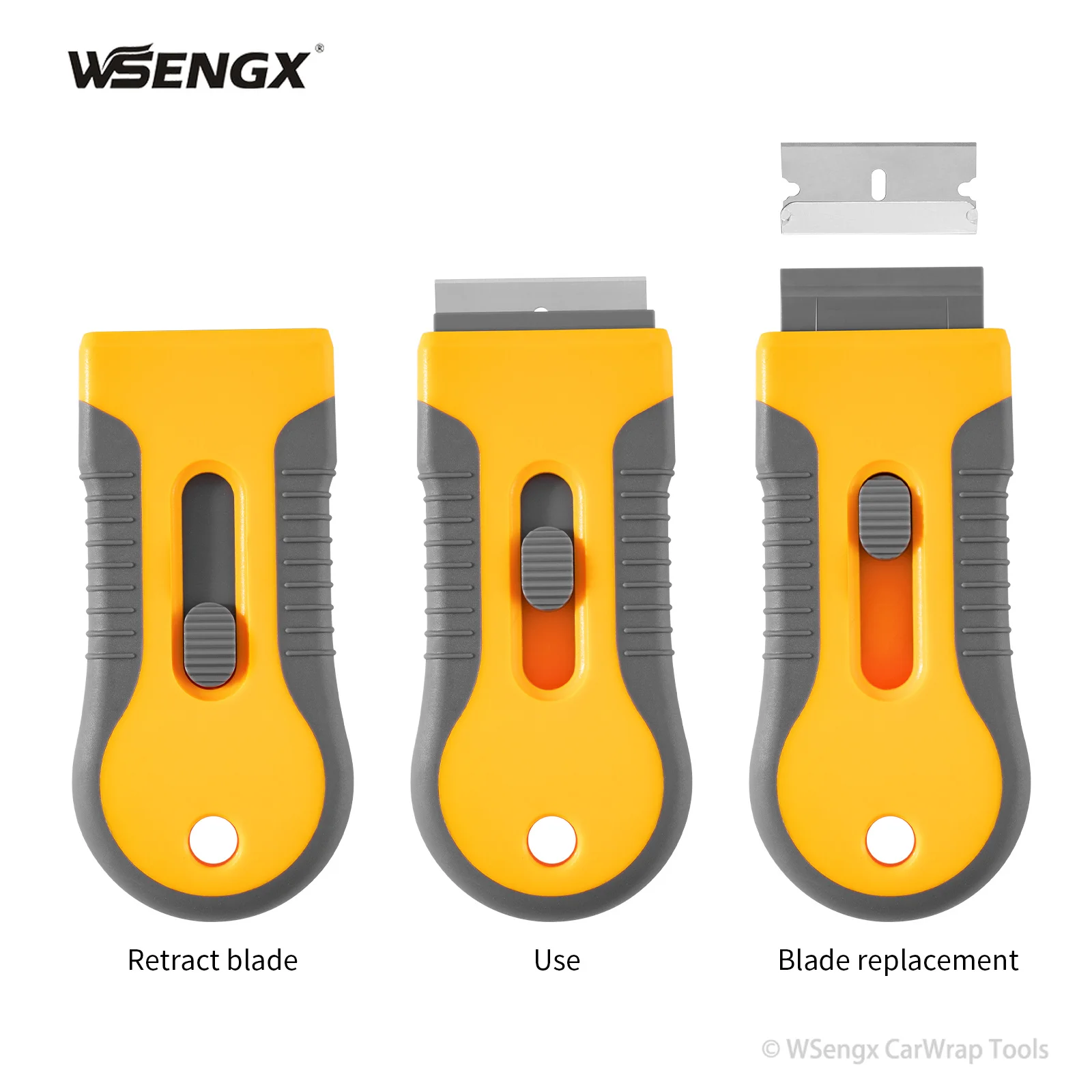 

10 Pcs/Lot Wholesale Car Stickers Glue Remover Auto Window Tint Glass Oven Household Cleaning Tool Vinyl Wrap Razor Scraper