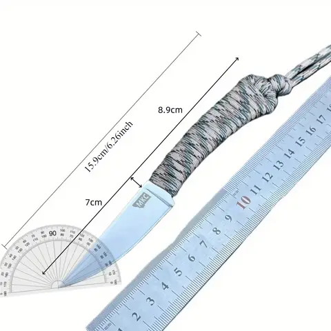 MKC Rak Kniv 440c Blad Nylonrep Handtag Skärande Vass Smal Camping Utomhus Praktisk Högkvalitativ Hållbar Kniv 6 best sales rygglåskniv - №6