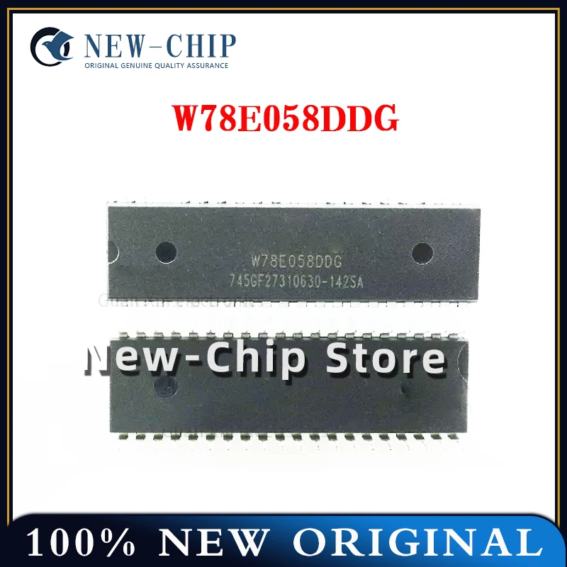 5PCS-100PCS/LOT  W78E058DDG   DIP-40  8-bit 8051 core microcontroller  New Original  W78E058
