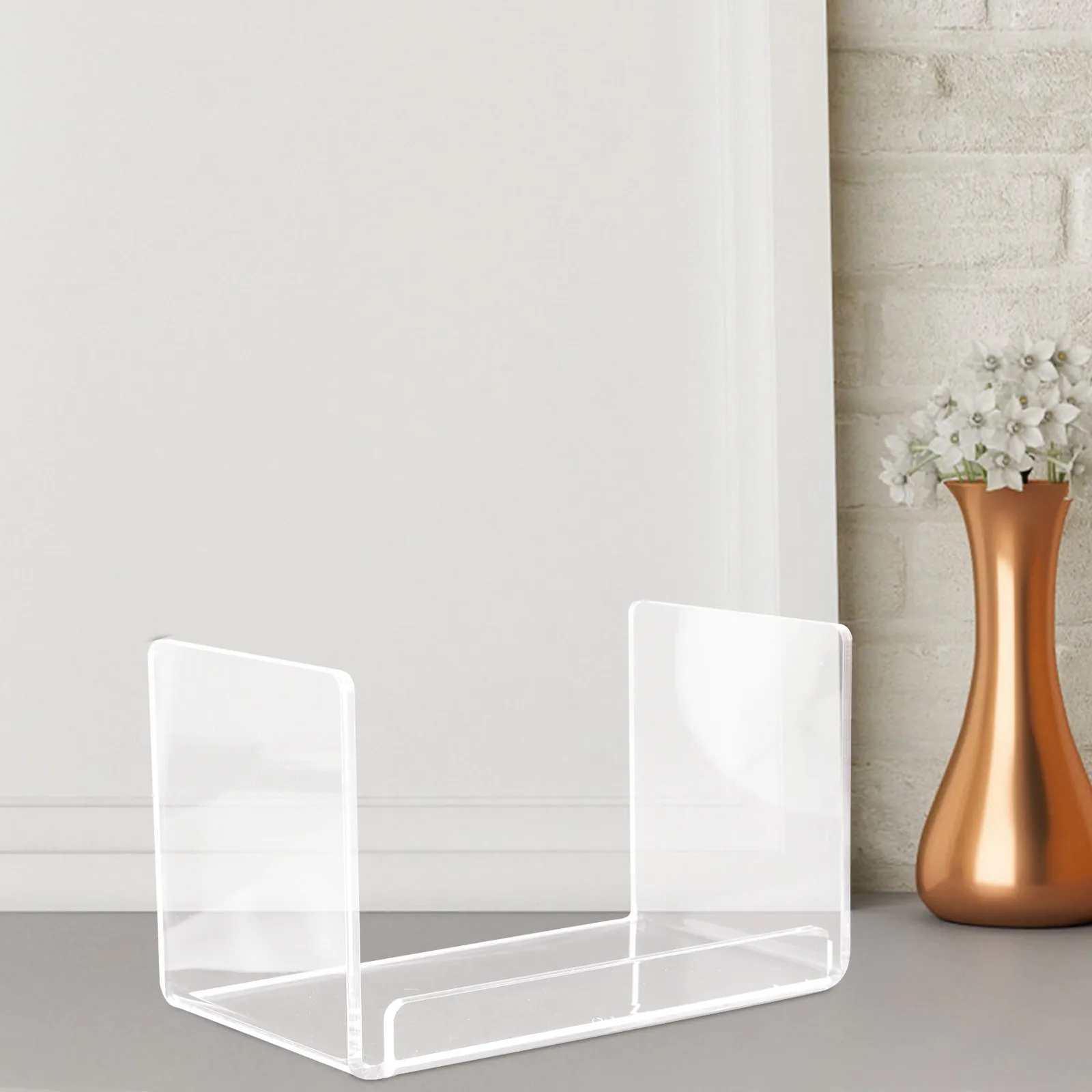 

Facial Mask Storage Box Acrylic Transparent Large Capacity Skincare Organizer Vanity Bathroom Countertop Display Rack for Sheet