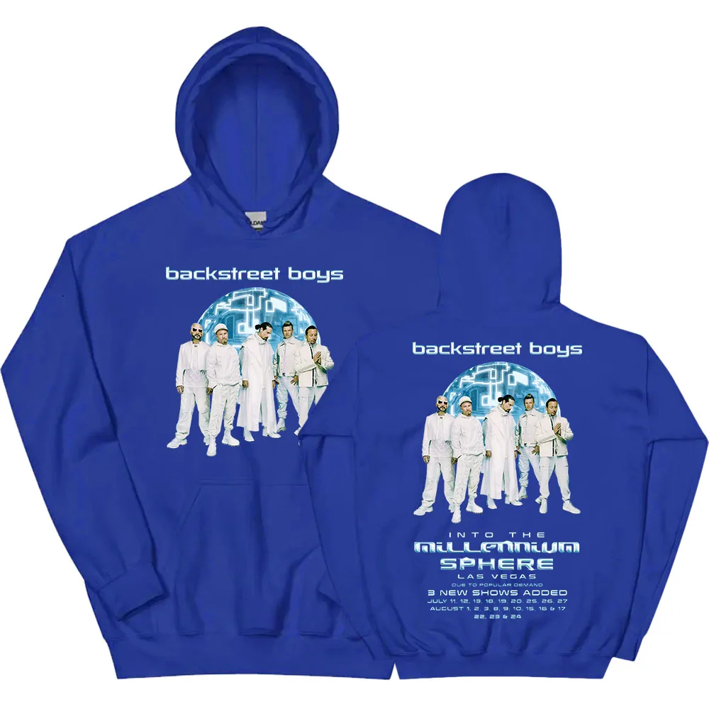 

Backstreet Boys Into The Millennium Tour Hoodies Fashion Rock Band Graphic Sweatshirts Hooded Autumn Men Women Pullovers Unisex