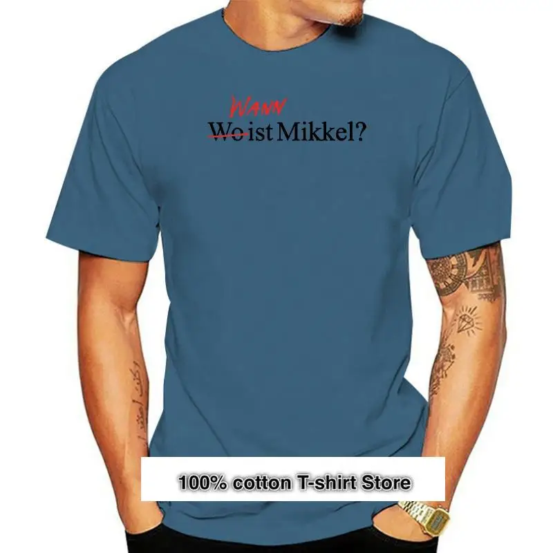 Wann woist mikkel, Camiseta oscura de la serie wo wann, camisa con citas de mikkel, Roxas, color rojo, tumblr