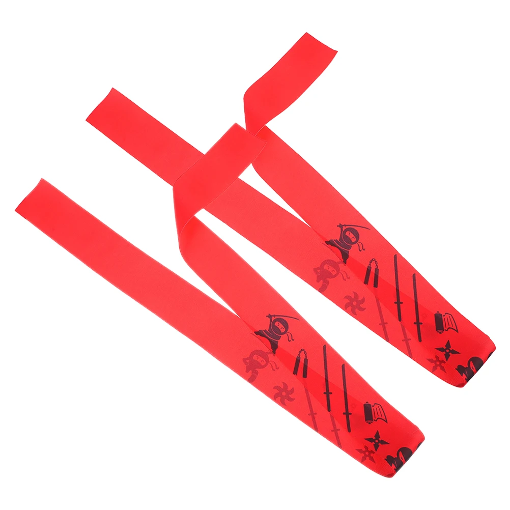 

2Pcs Durable Samurai Headband Karate Themed Japanese Style Head Band For Running Yoga Fitness