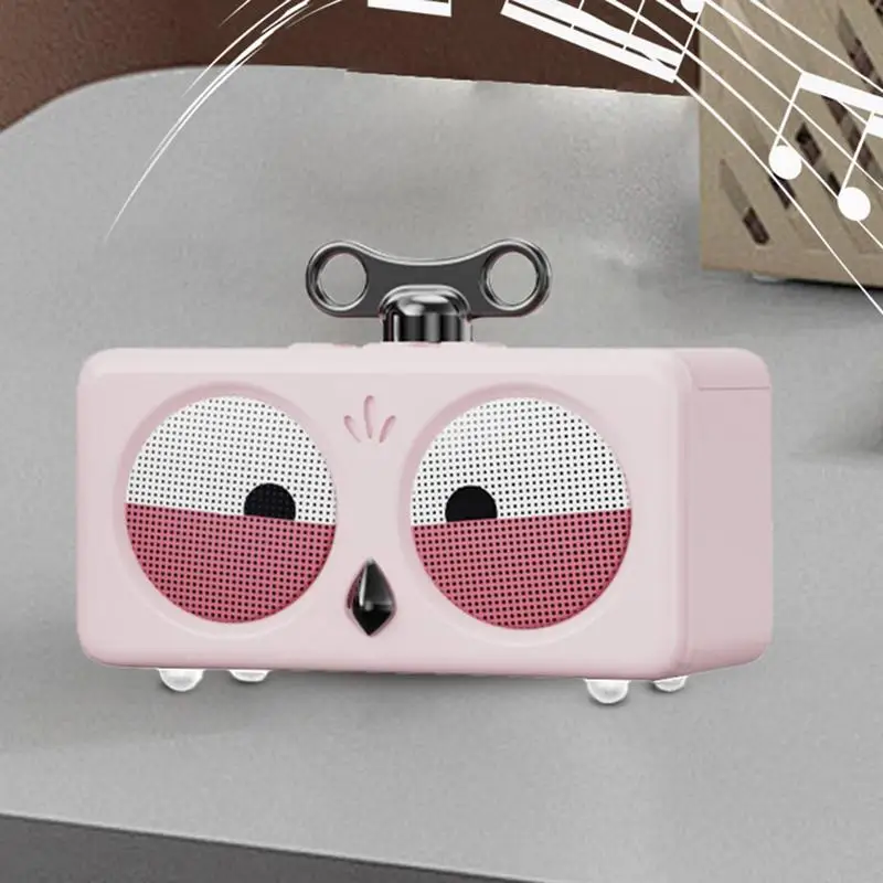 Altavoces inalámbricos portátiles Diseño de búho Estéreo inalámbrico Altavoz para deportes al aire libre Sonido estéreo fuerte resistente al agua Bajos profundos Todo el día