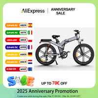 ENGWE X26 Folding E Bike 1000W Motor 48V29.2Ah Dual Battery Mountain Snow E-bike 26*4.0 Inch Fat Tire Electric Bike
