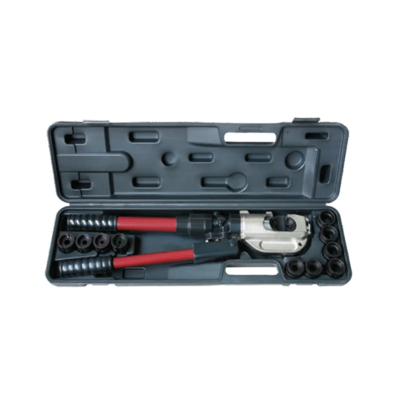 Factory Outlet 12 Ton Hydraulic Wire Terminal Crimper Cable Lug Crimping Tool W/Dies