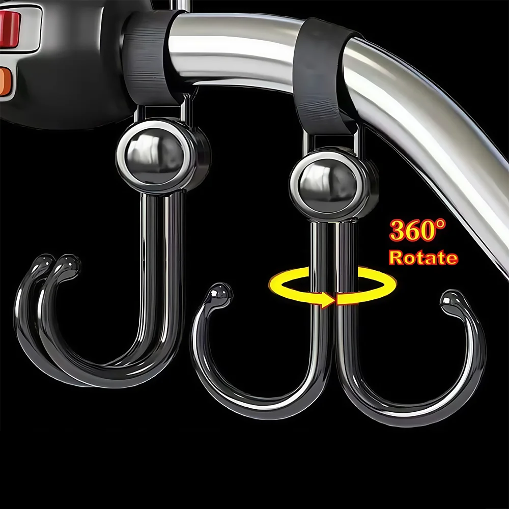 Baby Stroller Hooks Heavy Duty Hanging Organizer Universal Stroller Bag Hooks for Pram Pushchair
