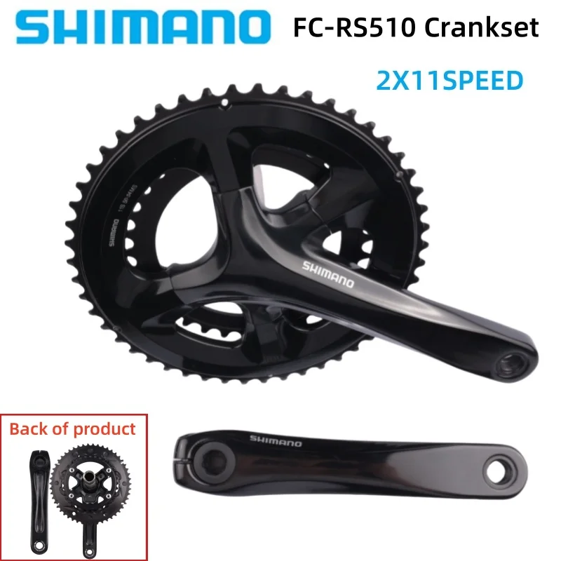 SHIMANO FC-RS510 Crankset 50-34T 165MM 170MM 172.5MM 175MM Road