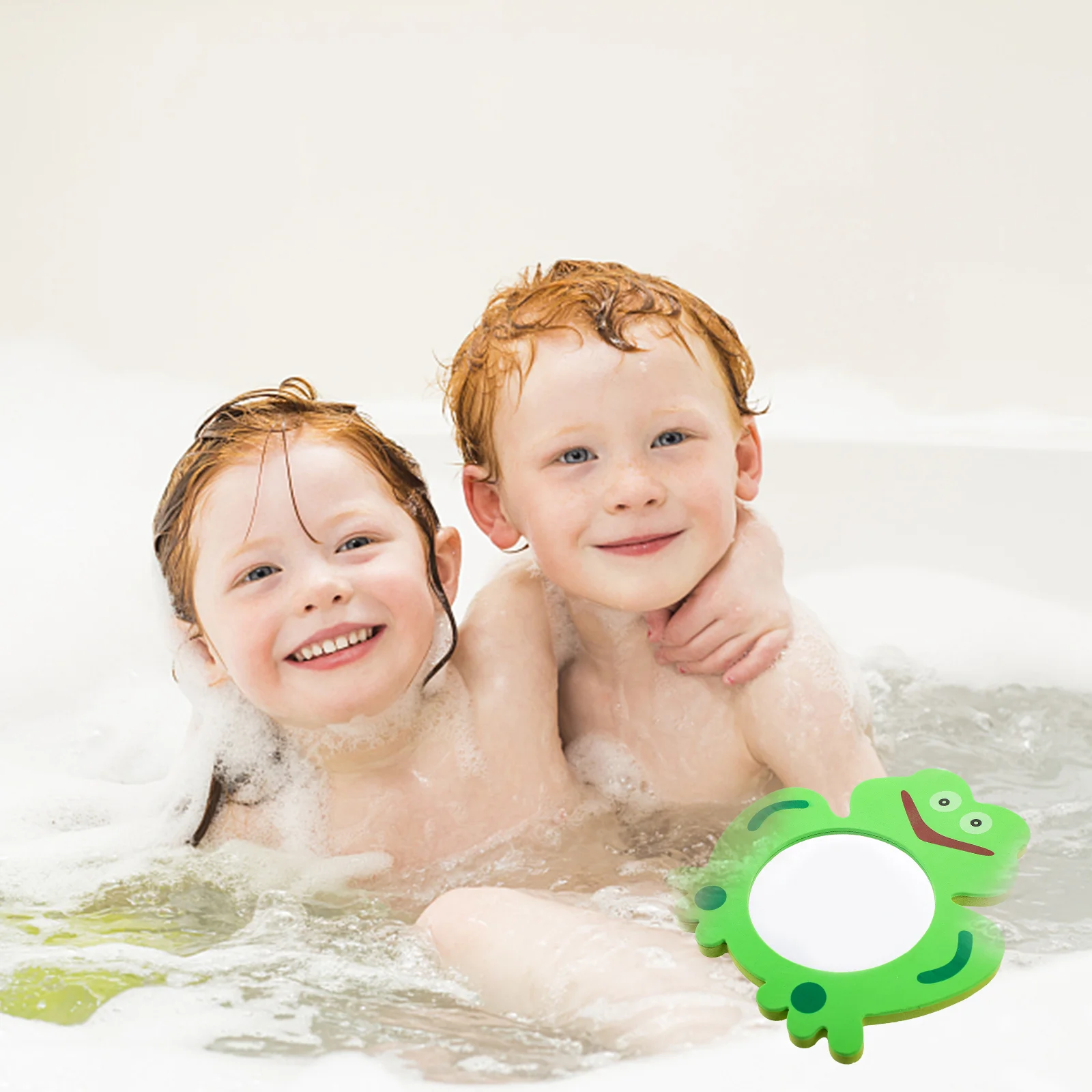 Espejo de baño cangrejo para bebés divertido baño de agua educativo bebé niño