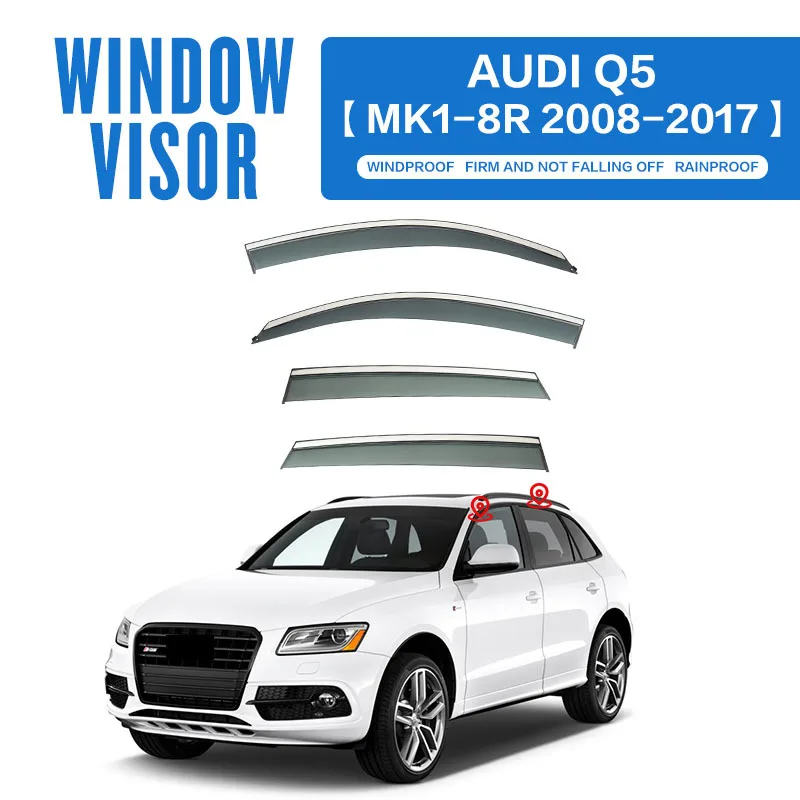 

For Audi Q5 E-tron Window visor Weather Shield Side Window Deflector Car windshield weather shield Car accessories