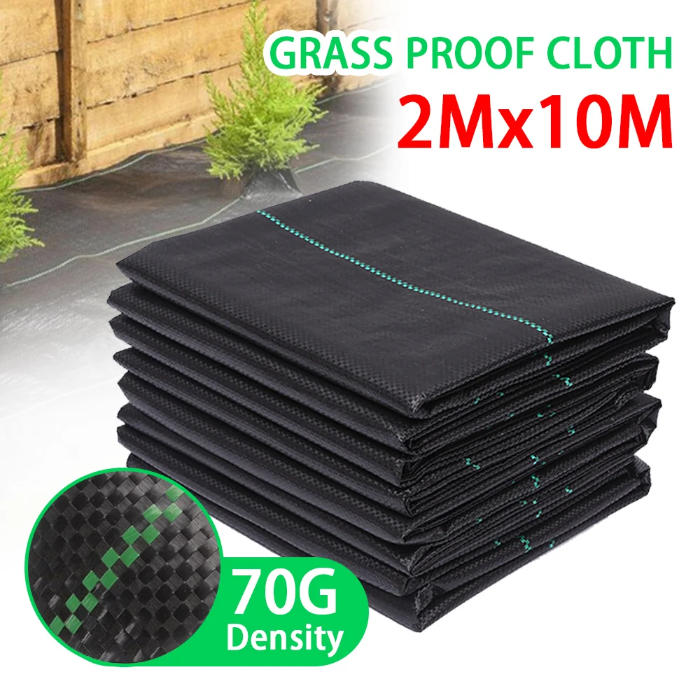 10M Agricultural Anti Grass Cloth PP Garden Weed Barrier Fabric Permeable Anti-Weed Mesh Geotextile Greenhouse Weeding Mat