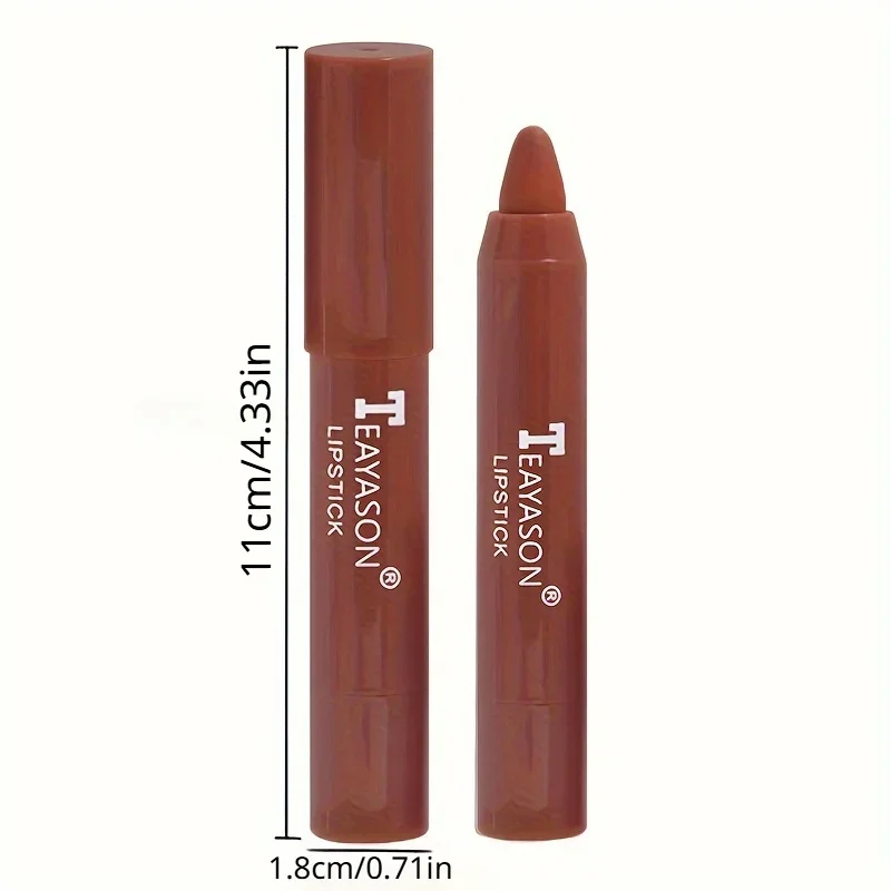 12 Colors Matte Lipstick, Pigmented Moisturizing Lip Gloss, Easy-to-apply Lip Gloss, Matte Rotating Lipstick Pen