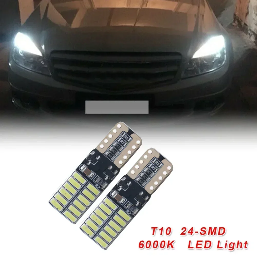 

Xenon White 24-LED CANbus Bulbs For Mercedes-Benz W204 Eyebrow Parking Light 6000K Auto Accessories Tools