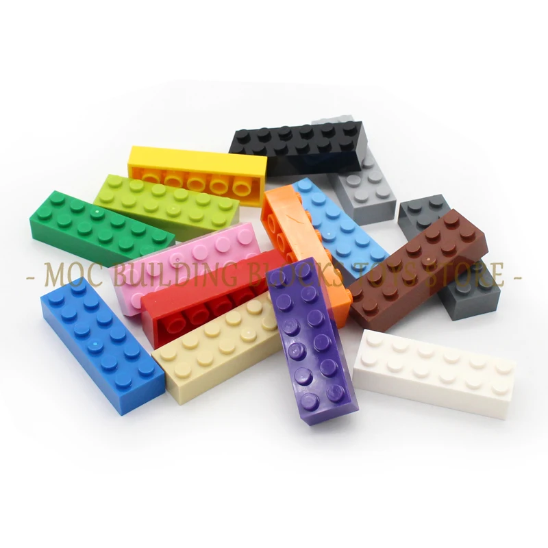 15pcs/bag MOC Parts 44237 Brick 2x6 Building Blocks Classical DIY Educational Architectural Design Compatible Accessories Toys