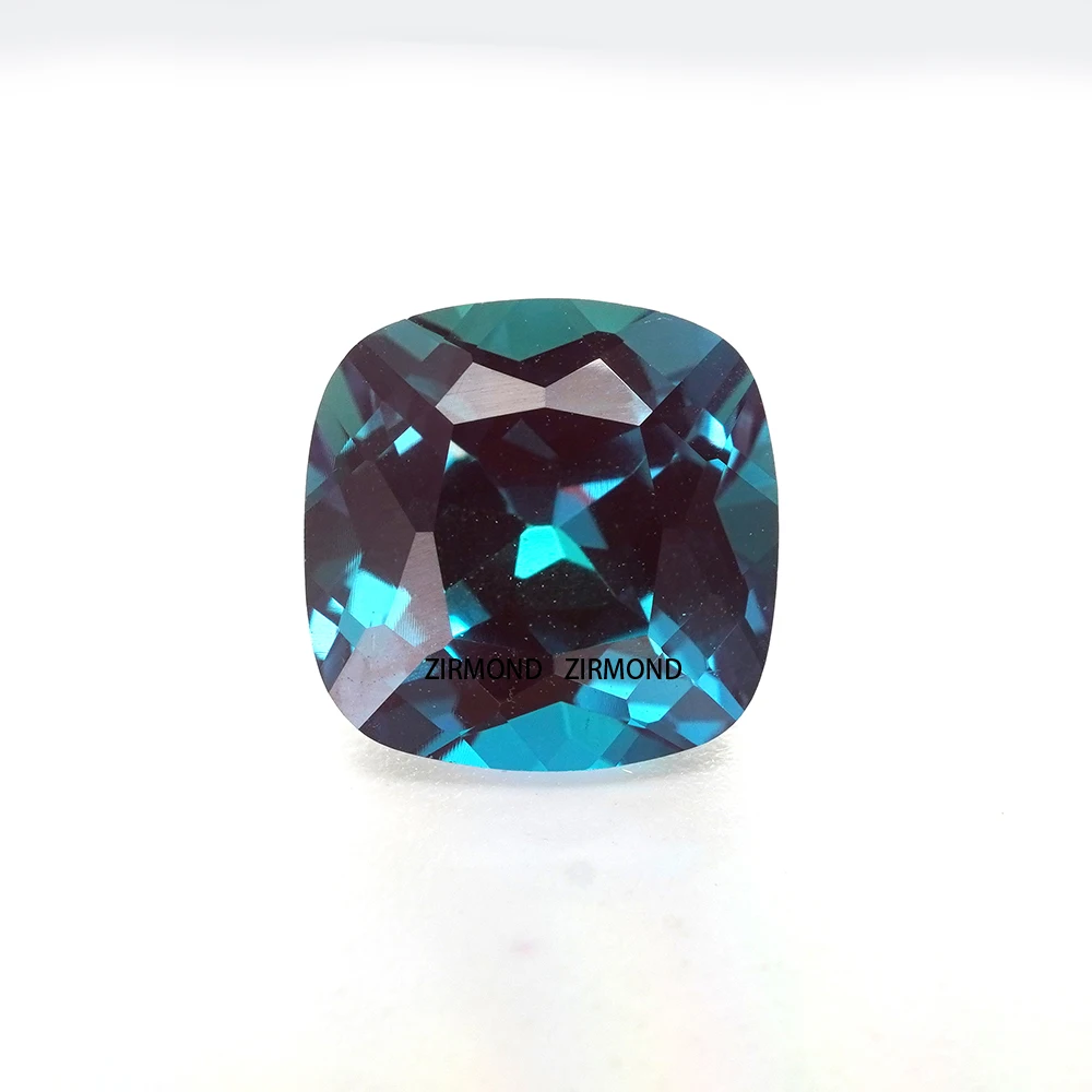 

Color Change Lab Alexandrite Synthetic Cushion Cut Shape Size Choice Loose Stones(4.0mm-7.0mm ) with AGL Certificate