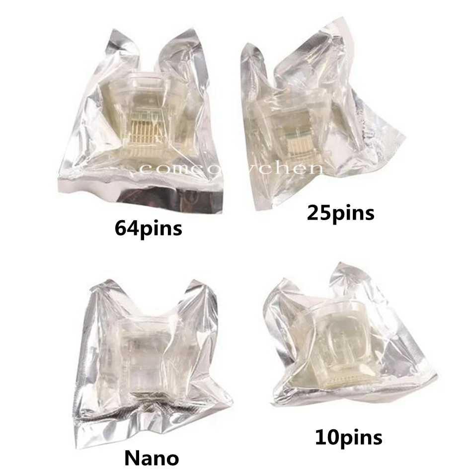 10pcs Disposable Fractional RF Cartridge Radio Frequency Replacement Cartridges10/25/64 Pins Nano Accessory  For Tattoo
