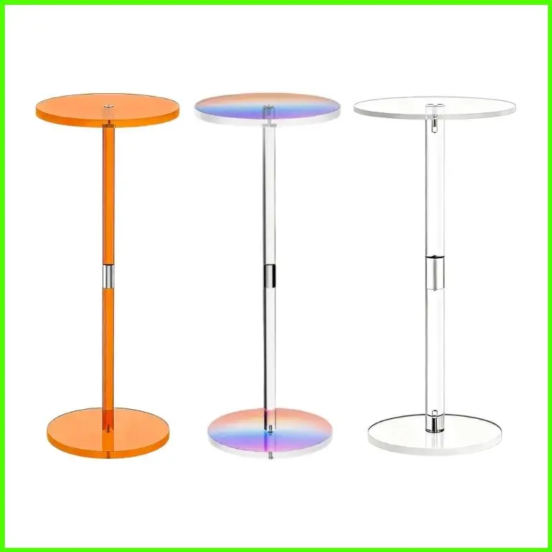 

Современный прозрачный акцентный столик, легкий акриловый журнальный столик для делового дома, гостиной или офиса, многоцелевого