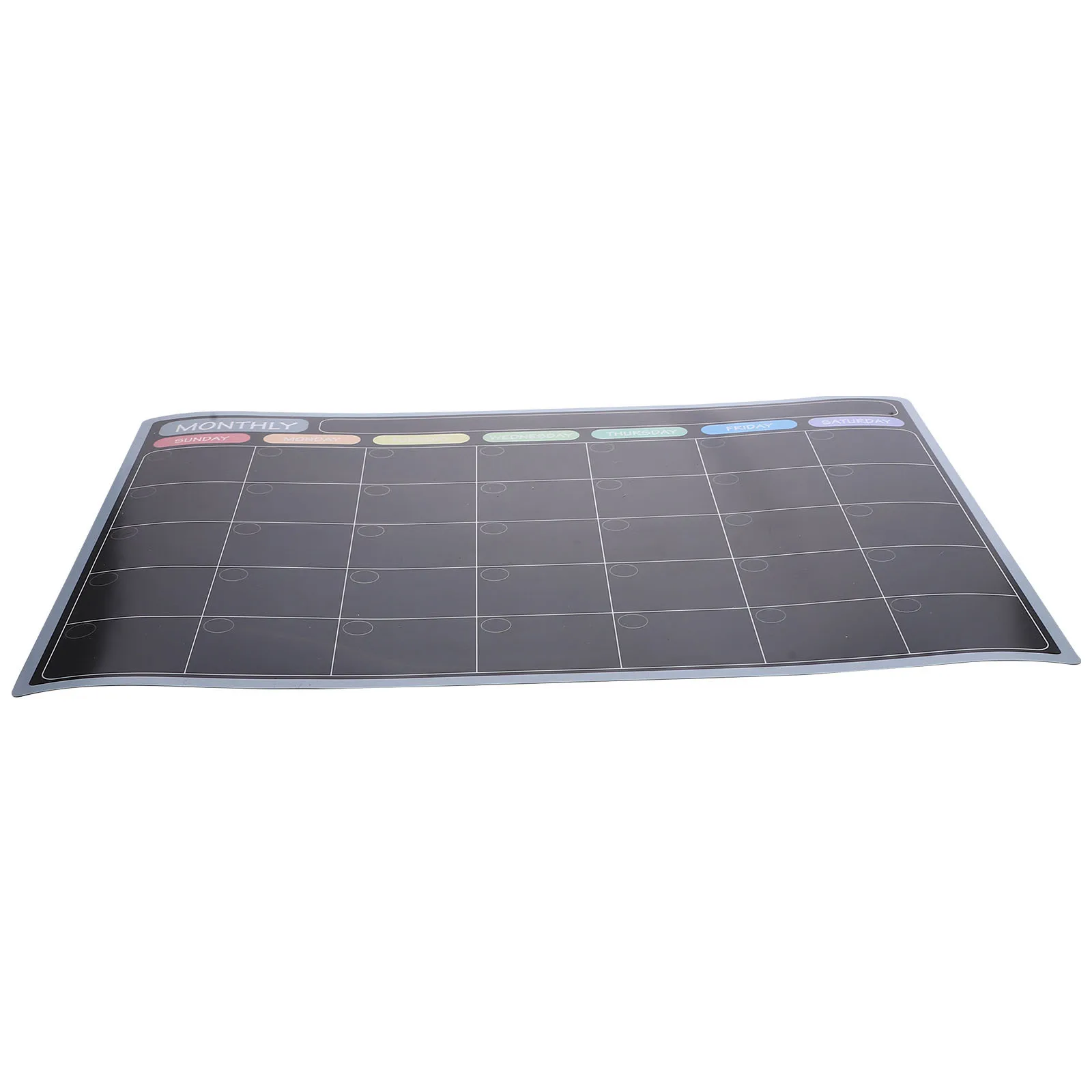 Magnetic Monthly Planning Whiteboard Smooth Erasable Writing Board Dry Erase Board for Fridge Home Use