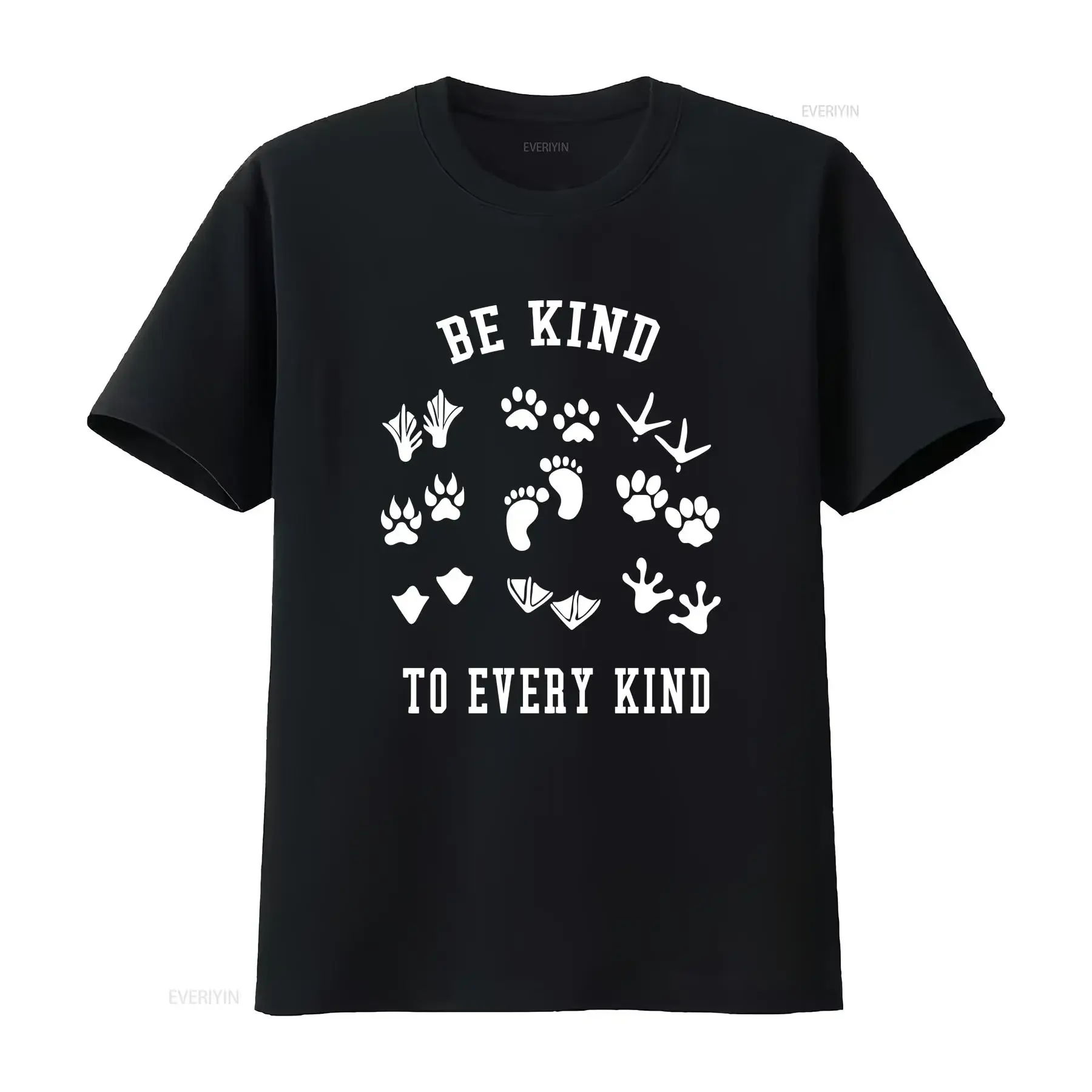 Be Kind To Every T Shirt Animal Rights Kindness Lover Equality Tops Vegan EnvironmentalisT vintage Washed Unisex Versatile