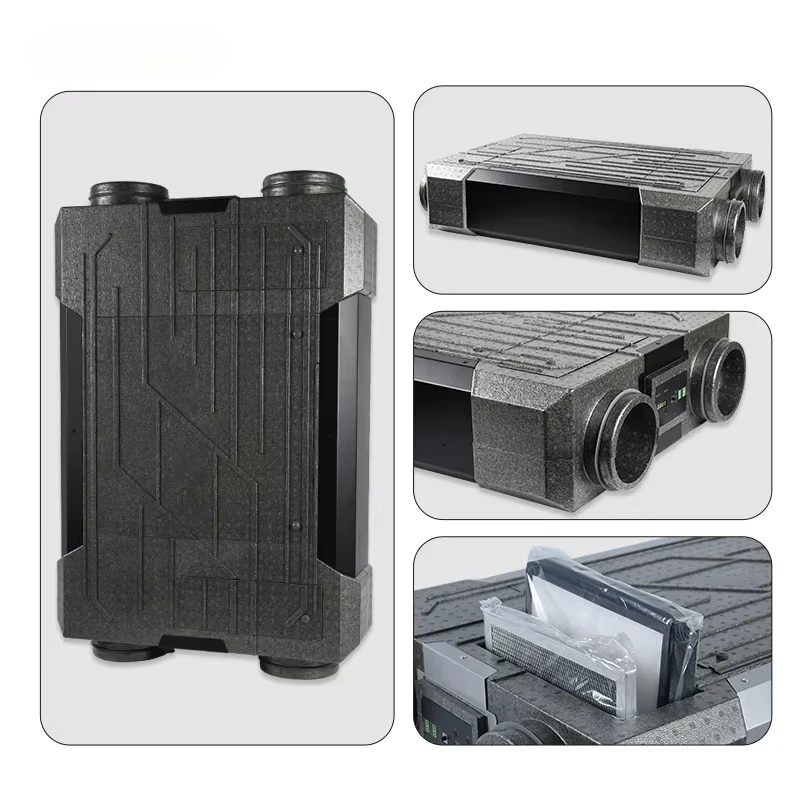Premium Shell Material Air Heat Exchange Recuperator Heat Energy Recovery Ventilator PM2.5 Removal Ventilation