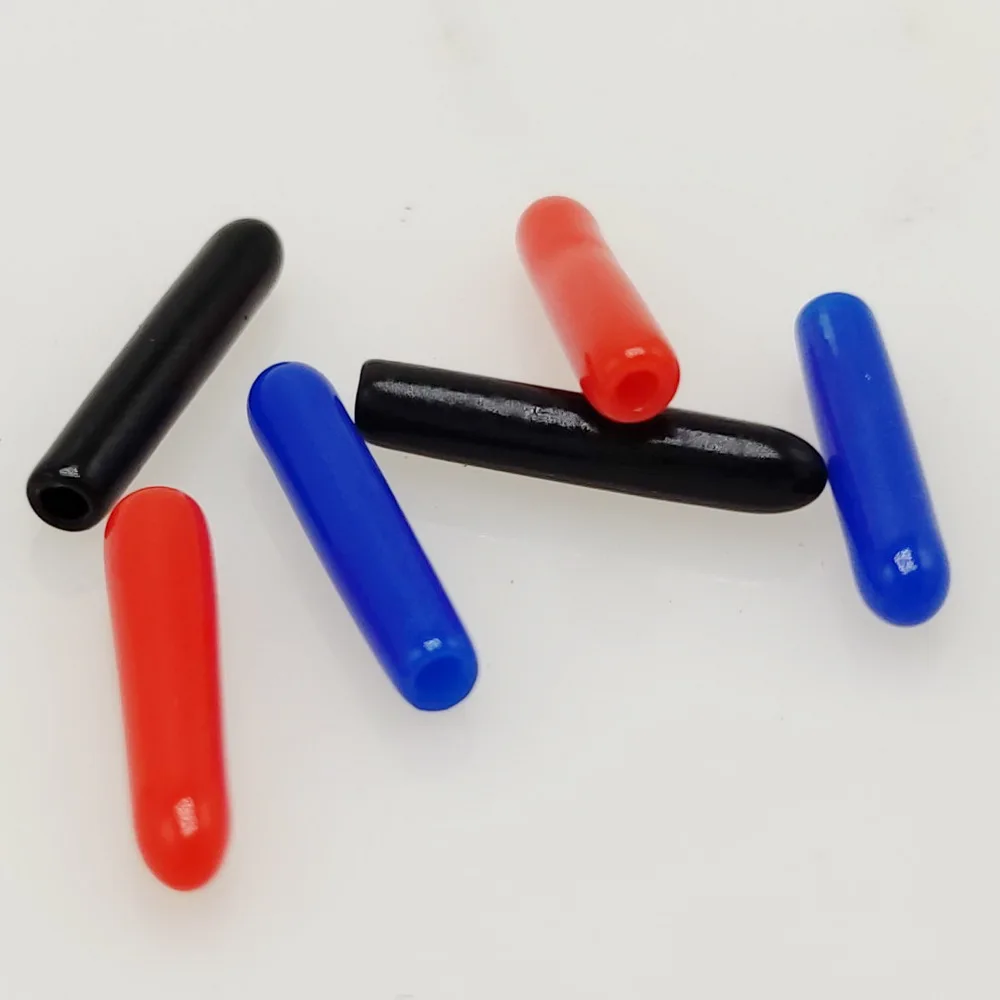 PVC Weiche Schutzhülle 1,5mm Innendurchmesser Isolierung Kappe Schraube Stahl Rohr Staub Abdeckung Antenne End Kappe 100 Teile/los – Detail 1