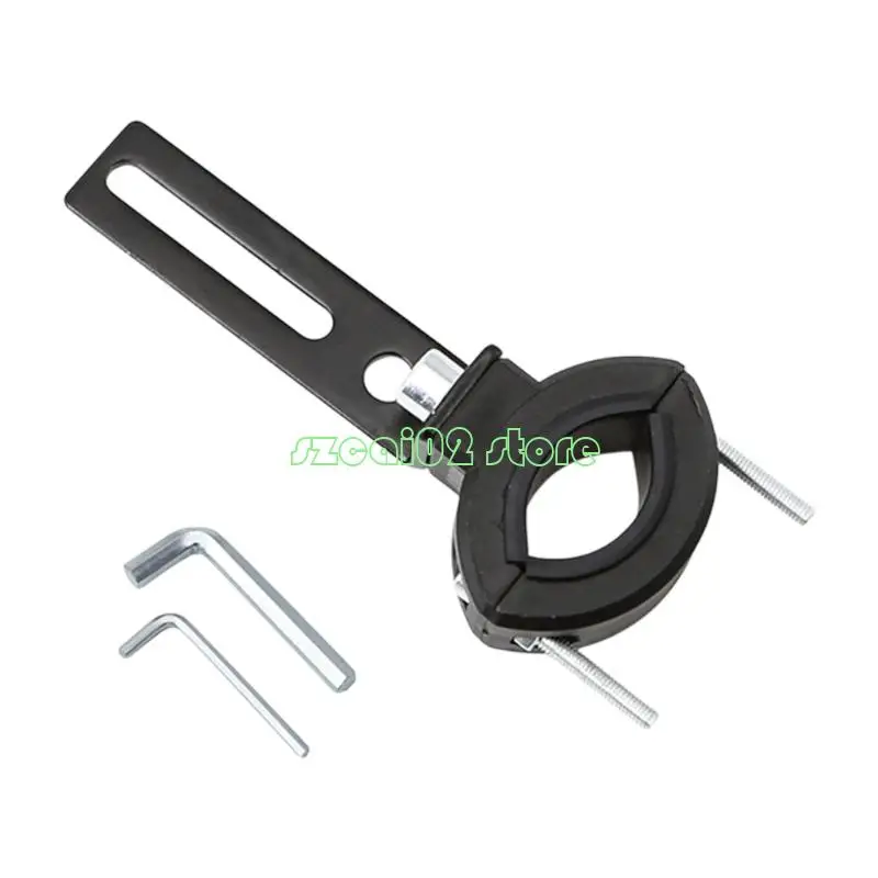 400B Motorcycle Fog Lamp Mount Bracket with Adjustable Clamp Arm Design