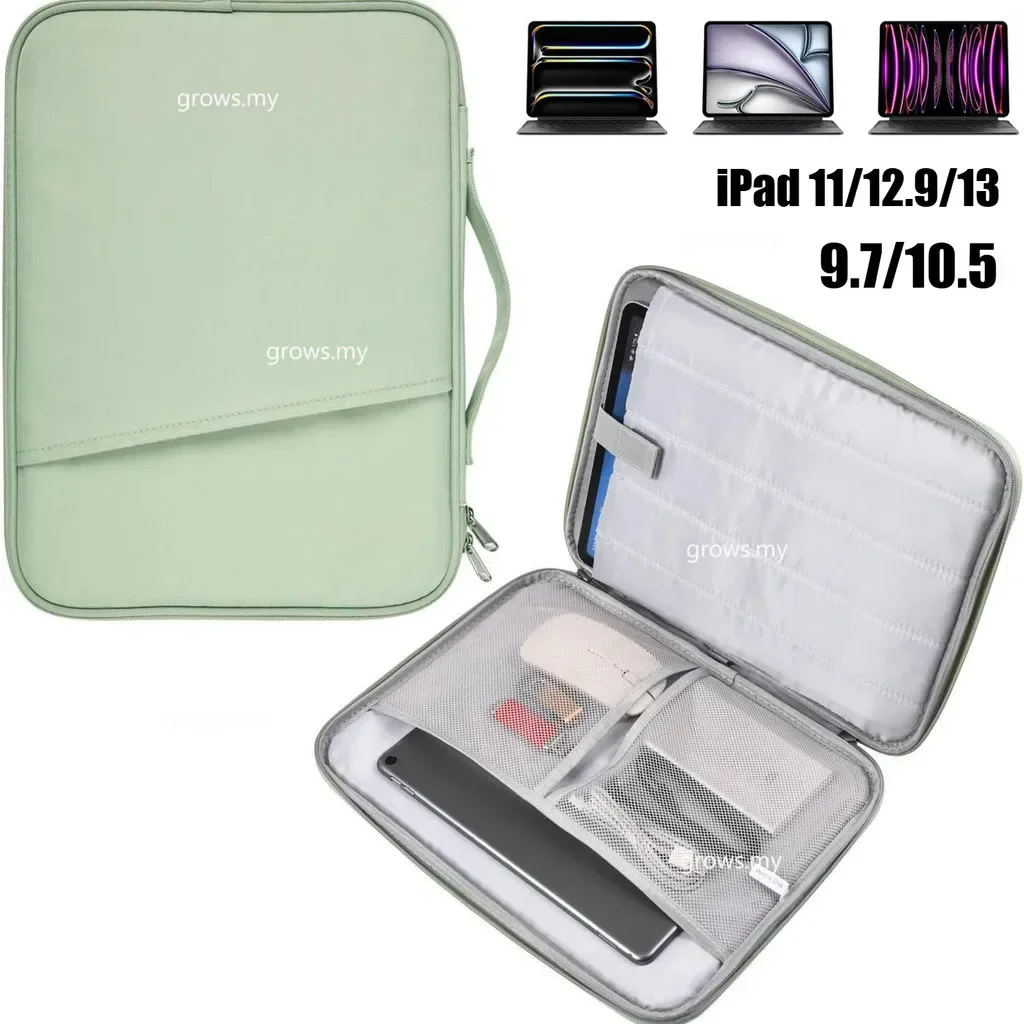 Handbag Case for iPad Pro 11 2024 M4 Pro 13 Air 4 5 10.9 9.7 Universal Bag Sleeve Cover iPad Pro 12.9 9 Gen 10 th 10.2 10.5 Bags