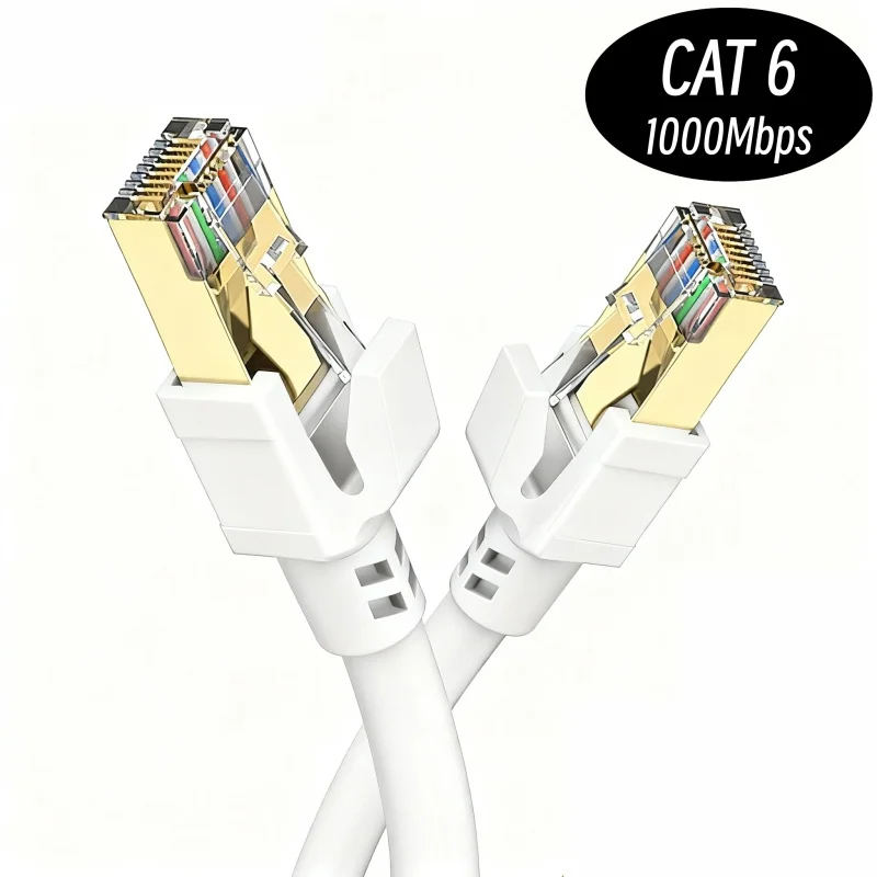 5/10/15/20/25/30M Ethernet Cable Cat 6 Flat Long High Speed Network Cable Rj45 Connectors for Router Modem Cable Ethernet Cat 6