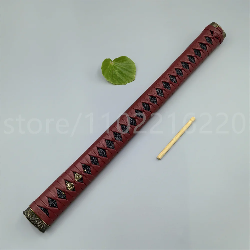 40cm Tsuka Handle Hilt Alloy Fuchi Kashira Menuki For Japanese Real Japan Samurai Katana Sword Fittings Accessory Parts Nice