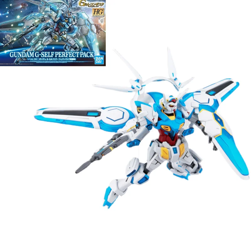 

Bandai Original Assembled Model 1/144 HG G-Self Perfect Pack Gundam Gunpla Action Anime Figure Mobile Suit Gift For Children