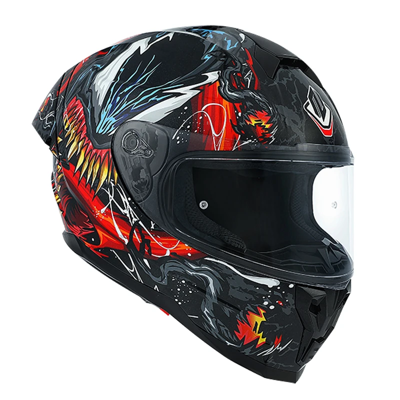 

Double Visor Sport Motor Cycle Racing Casco Moto Motocross Motorbike Full Face Motorcycle Helmet