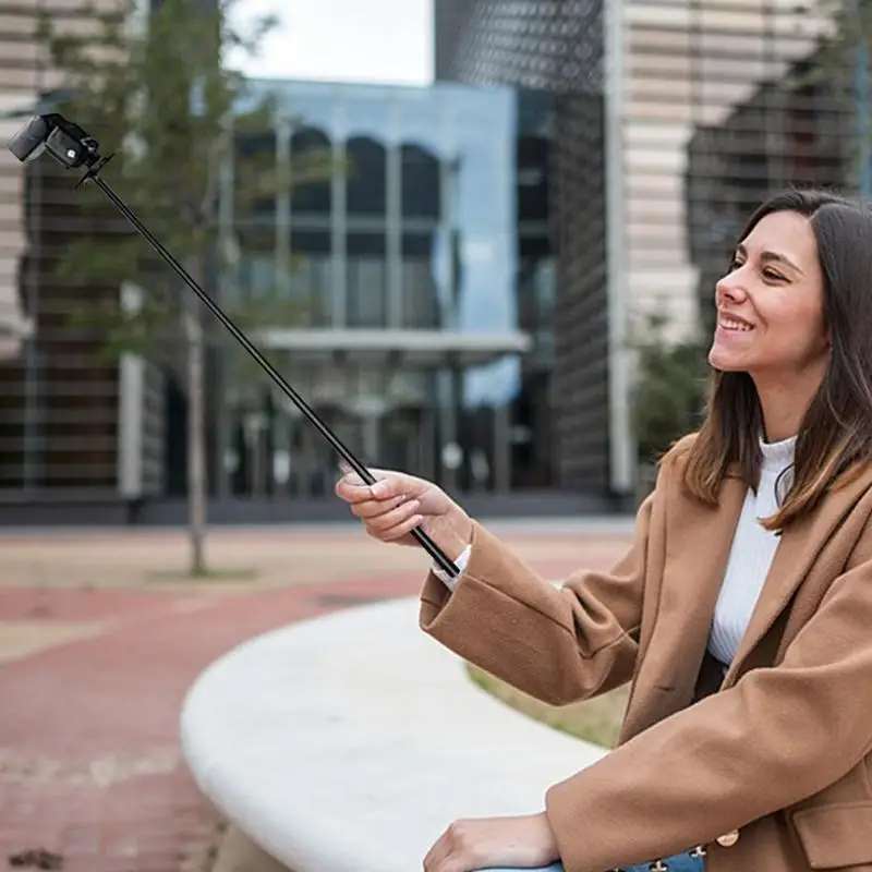 652F Camera Extension Rod Spring Loaded Damping Structure Aviation AluminumFor Action Camera Stability