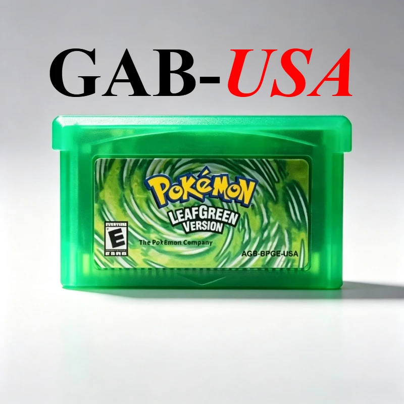 USA GBA Pokémon Spielmodul 32-Bit Videospielkonsolen-Karte AshGray Liquid Crystal Light Platinum Spielkarten-Sammlung Geschenk – Detail 11
