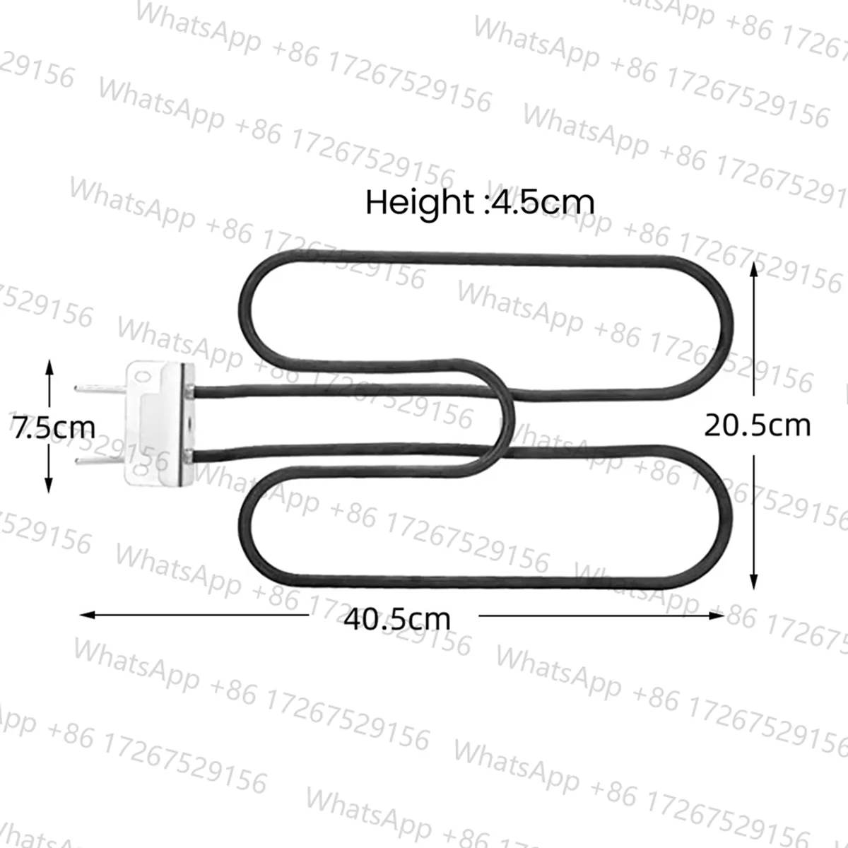 Trendy! For Weber 66631 Heating Elements Barbecue Grill Heating Pipe Weber Q140 Q1400 Replacement Accessories,EU Plug