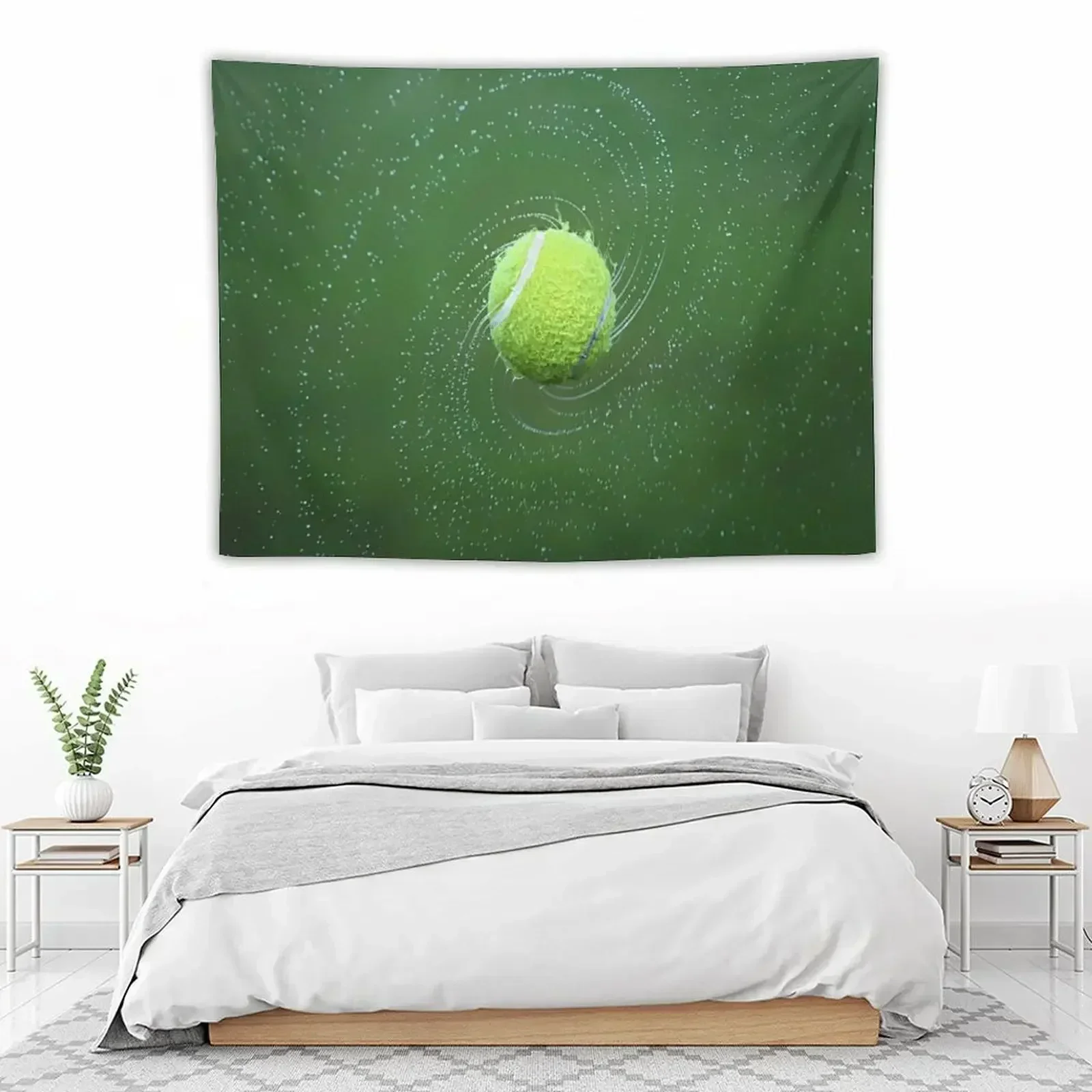 

Tennis ball Tapestry Things To The Room Bedroom Deco Cute Room Decor Room Decoration Korean Style Tapestry