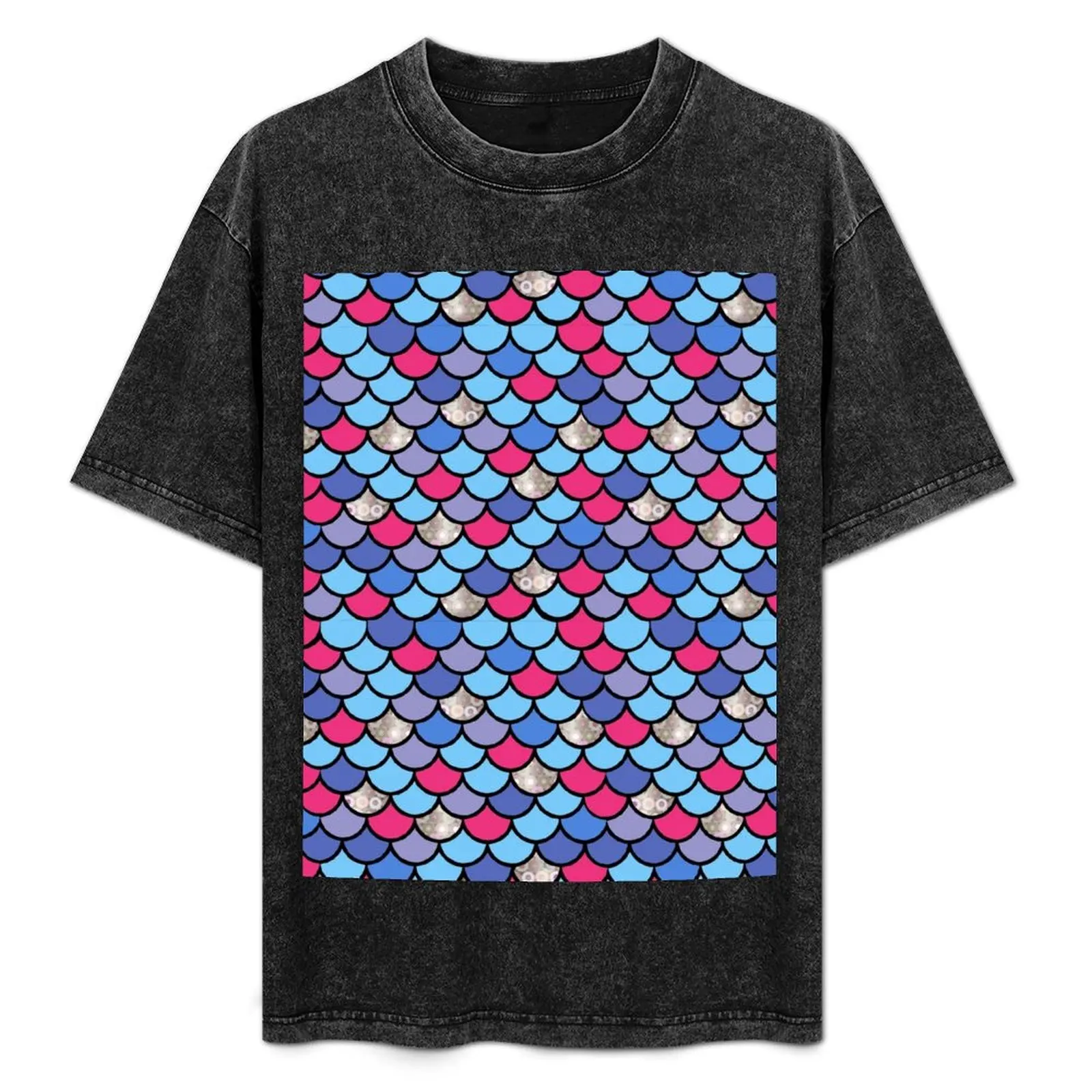 

Rainbow Fish scales T-Shirt tees animal prinfor boys croswit shirt man men clothes
